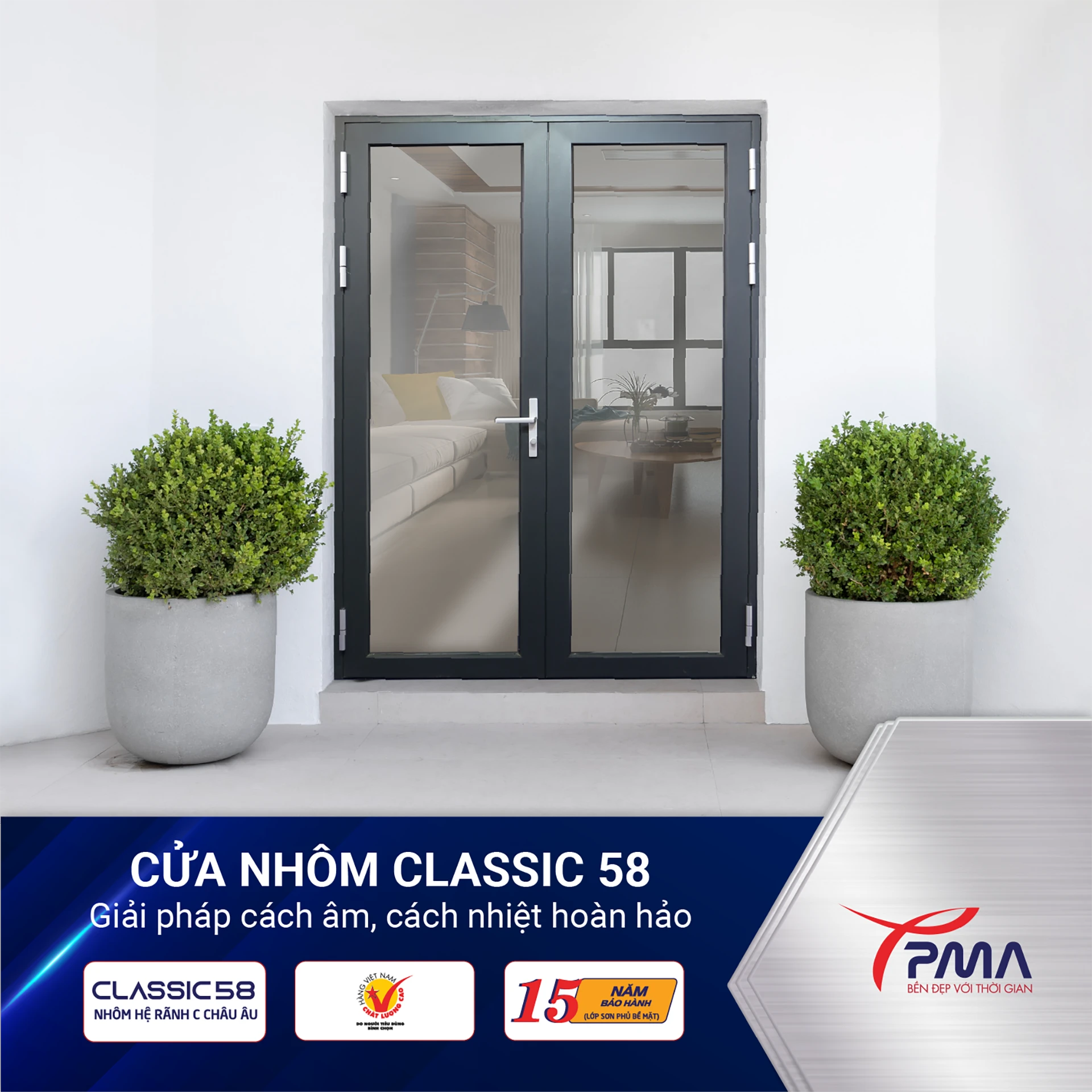 cua nhom classic 58