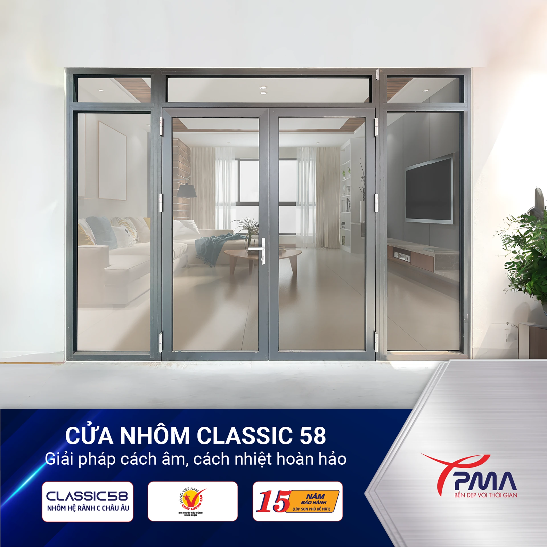 cua nhom classic 58