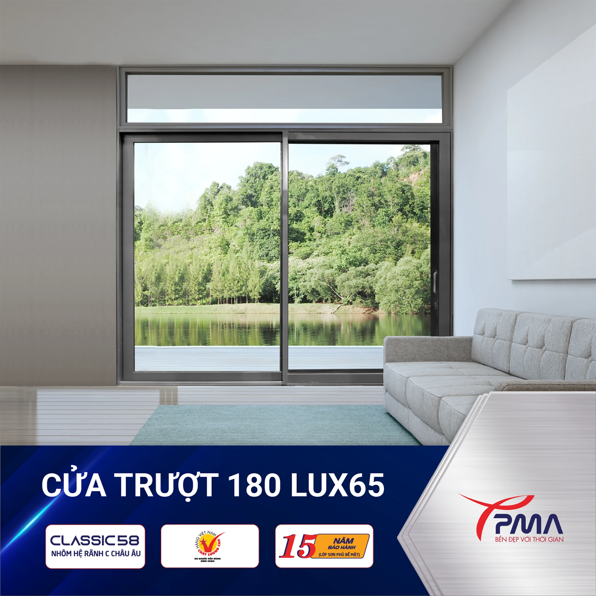 cua truot 180 LUX65